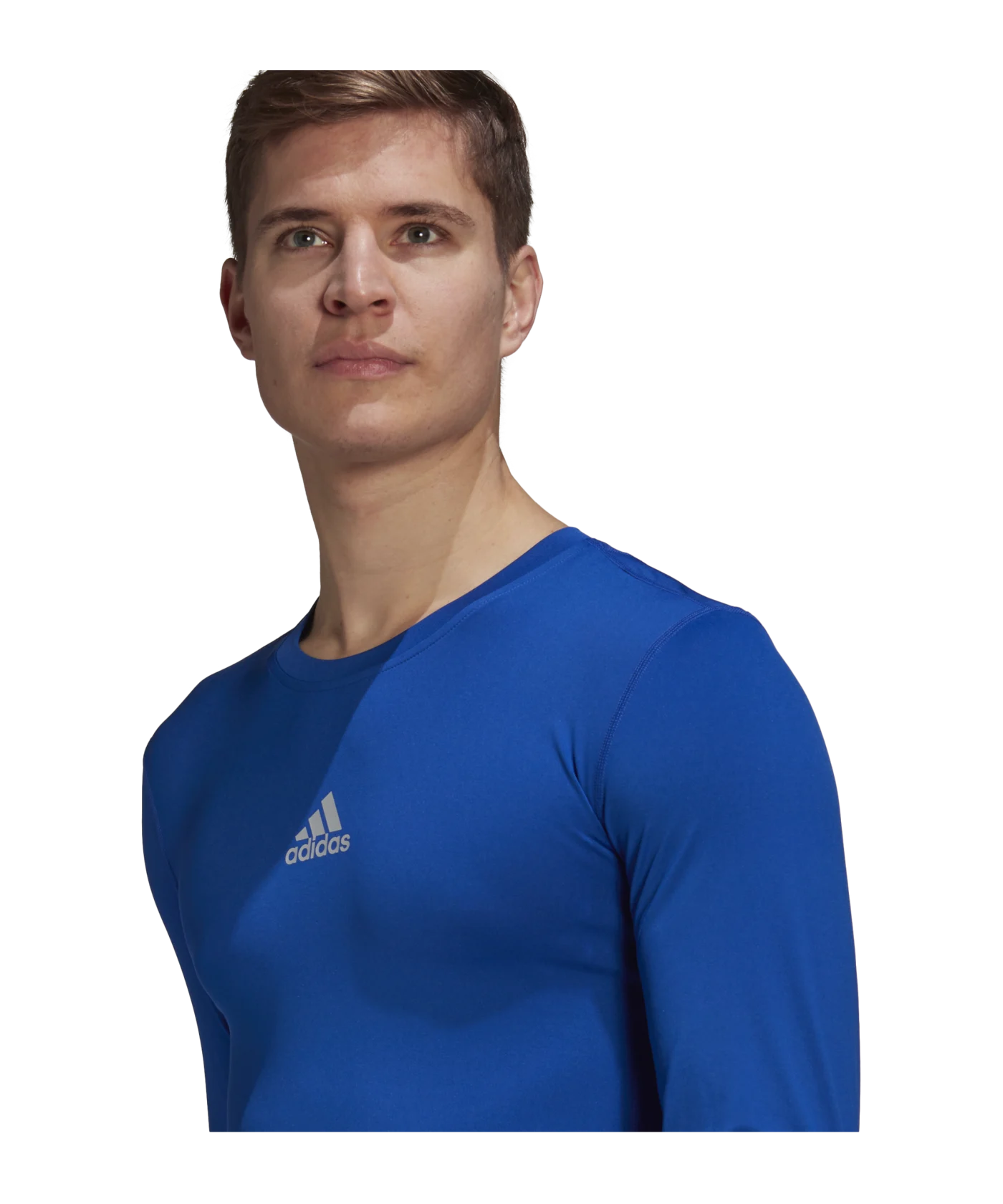 adidas Techfit Shirt langarm Blau