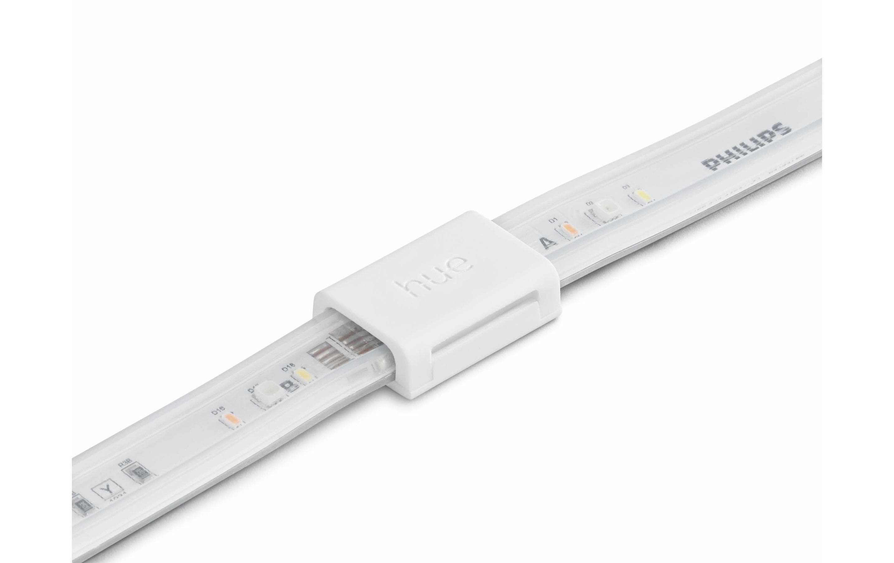 White & Color Ambiance Lightstrip Plus 2m BasisKabellose, mittels Smartphone steuerbare Leuchtstreifen