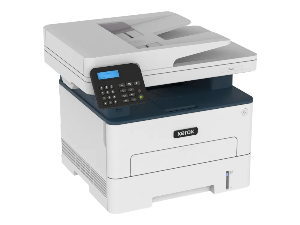 Xerox B225 - Multifunktionsprinter - S/H - laser - A4/Legal (medie) - op til 34 spm (udskriver) - 250 ark - USB 2.0, LAN, Wi-Fi(n), USB 2.0 vært - Green World Alliance returneringsprogram