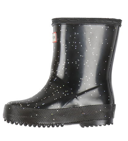 Hunter GummiStøvler - Kids First Giant Glitter - Sort