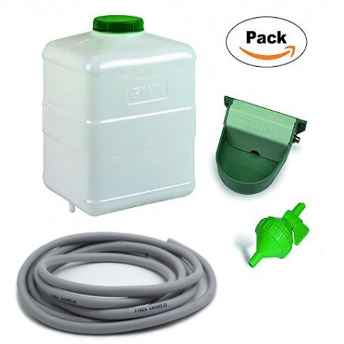 Kit Finca Casarejo: bebedouro automático grande de plástico para animais.