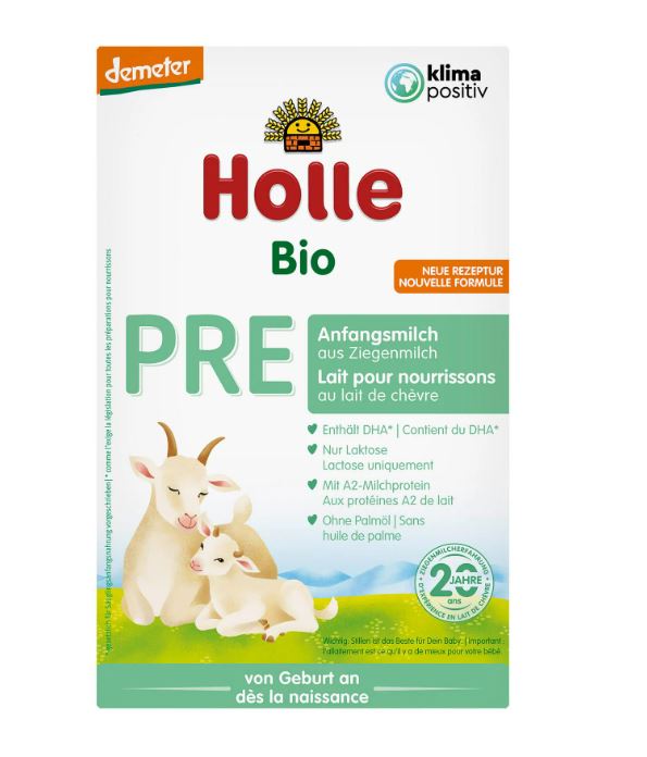 HOLLE Bio-Anfangsmilch PRE Plv aus Ziegenmilch Karton 400 g