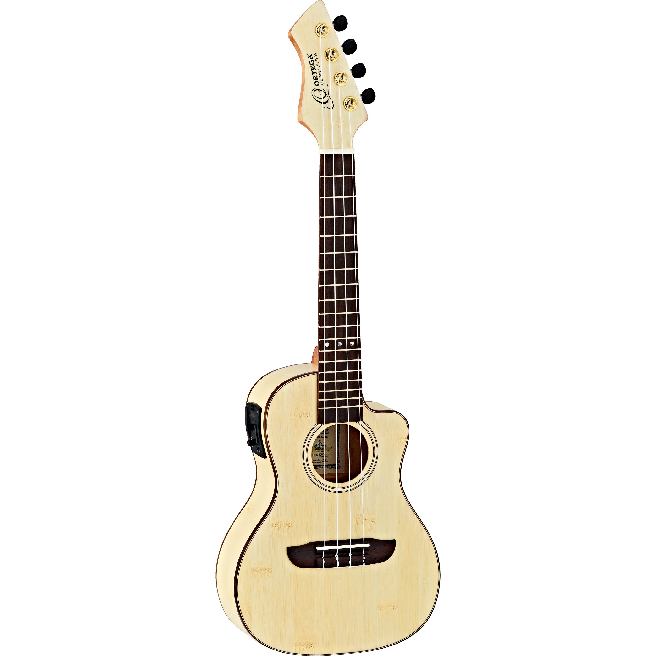 Ortega Horizon Series RUBO-CE E/A concert ukelele met gigbag