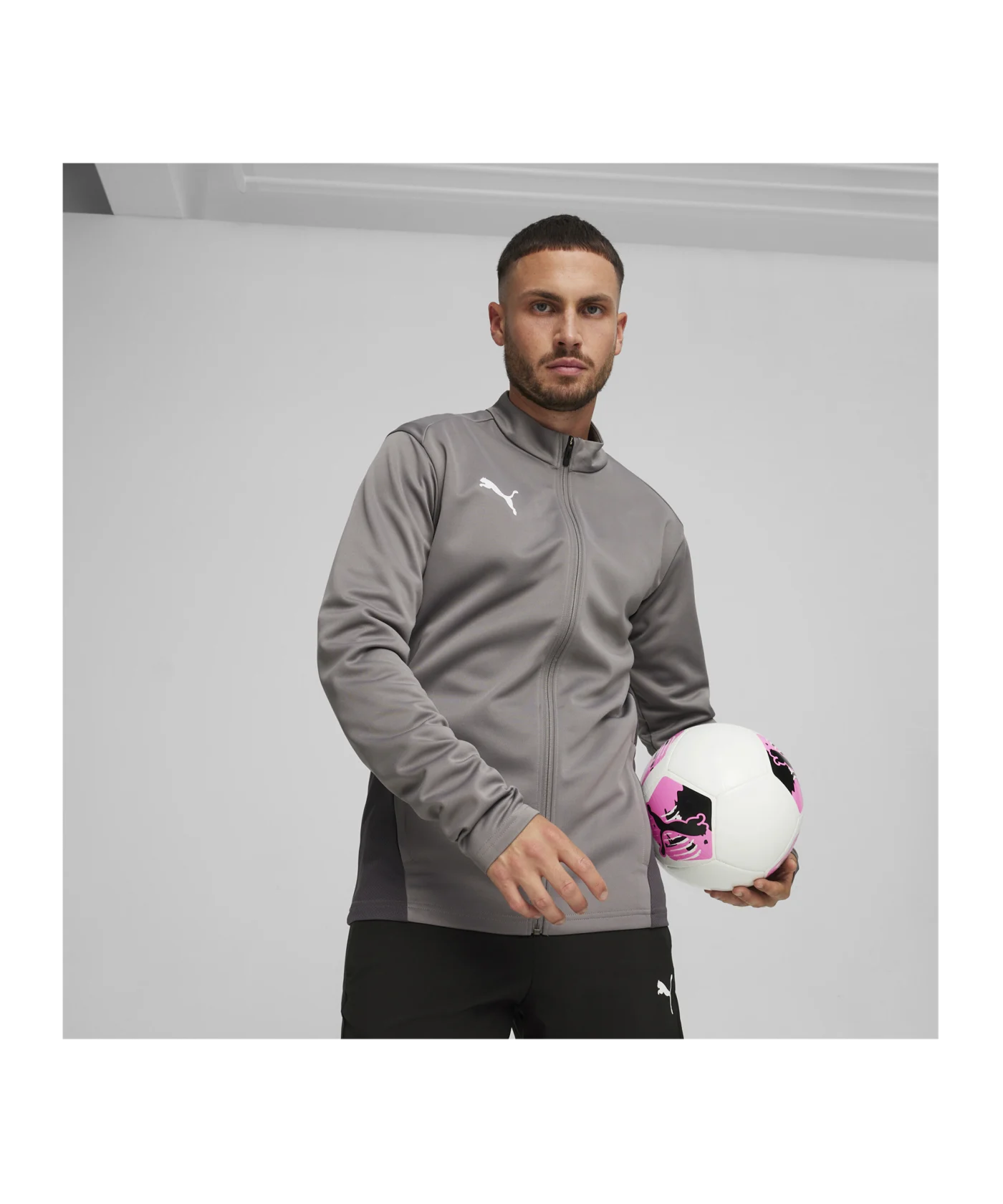 PUMA teamGOAL Trainingsjacke Grau F13