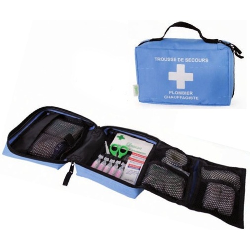 Trousse de secours pour Plombiers et chauffagistes - 24 x 18 x 6 cm