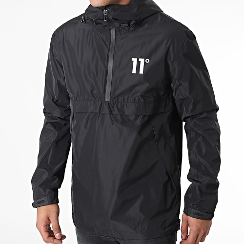 Coupe-Vent Col Zippé 11D032 Noir