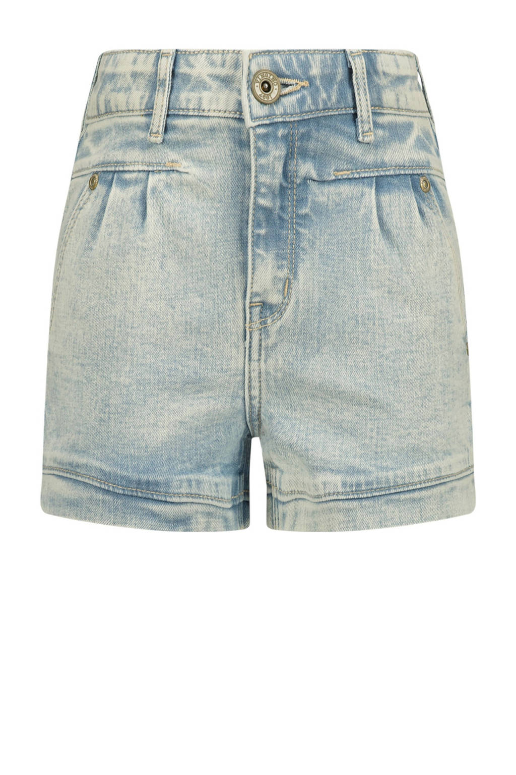Vingino high waist denim short Dana light vintage
