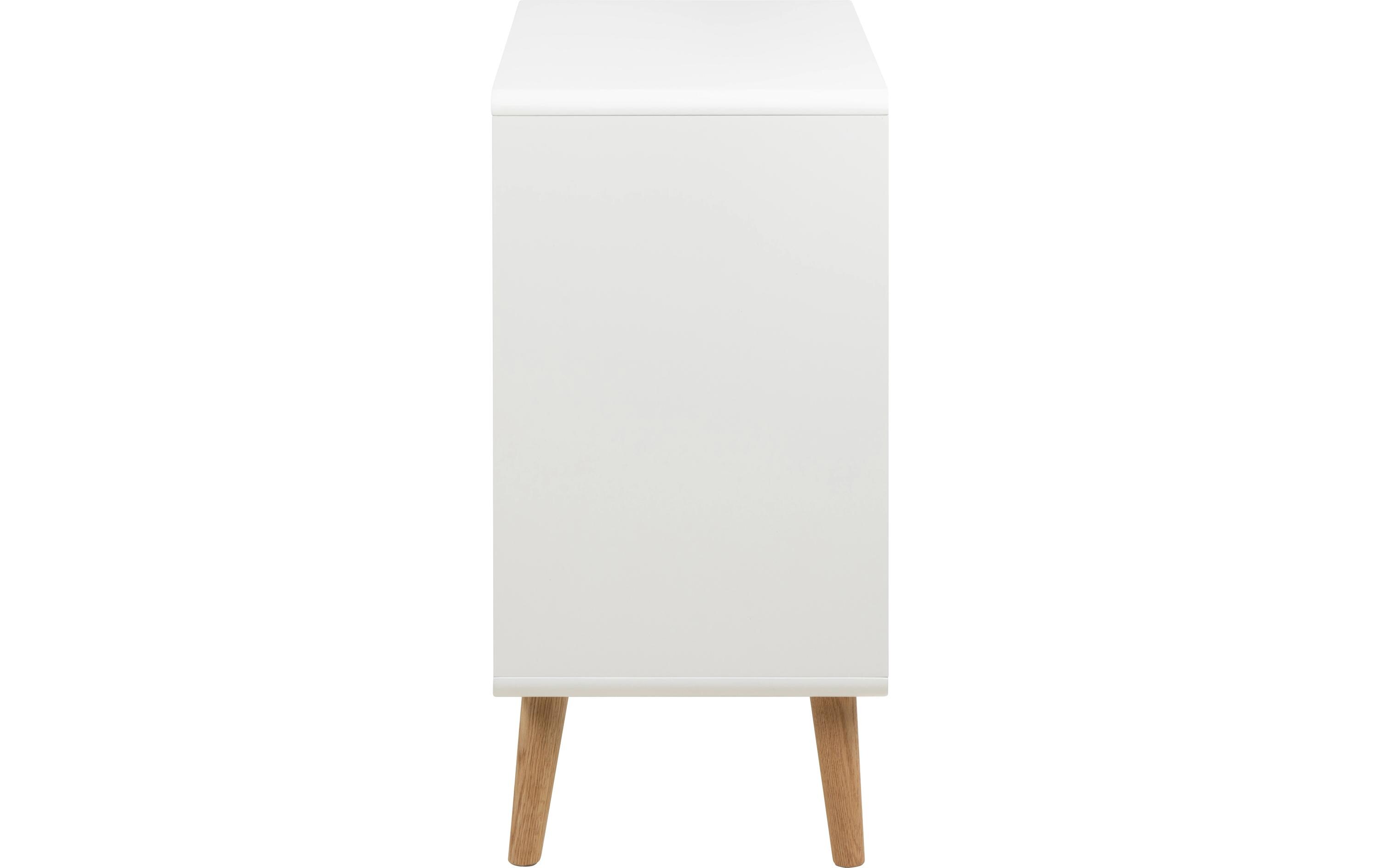 Kommode Lowell 80 x 80 cm, Weiss<br>Geräumige Kommode mit viel Stauraum