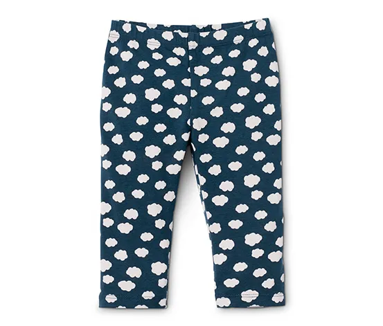 5 Leggings aus Bio-Baumwolle, mehrfarbig