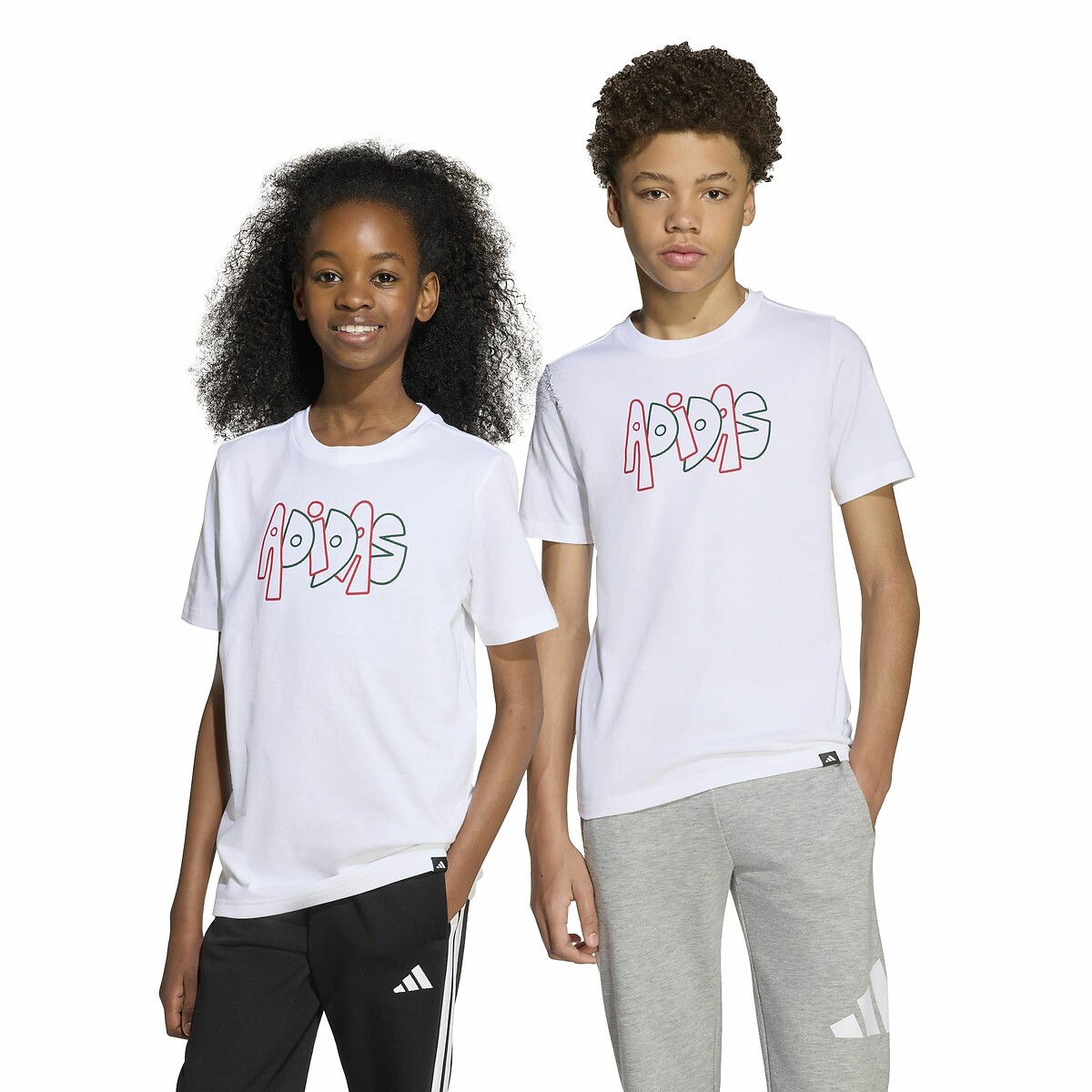 ADIDAS ROUPAS ESPORTIVAS<br>Camiseta de manga curta em algodão