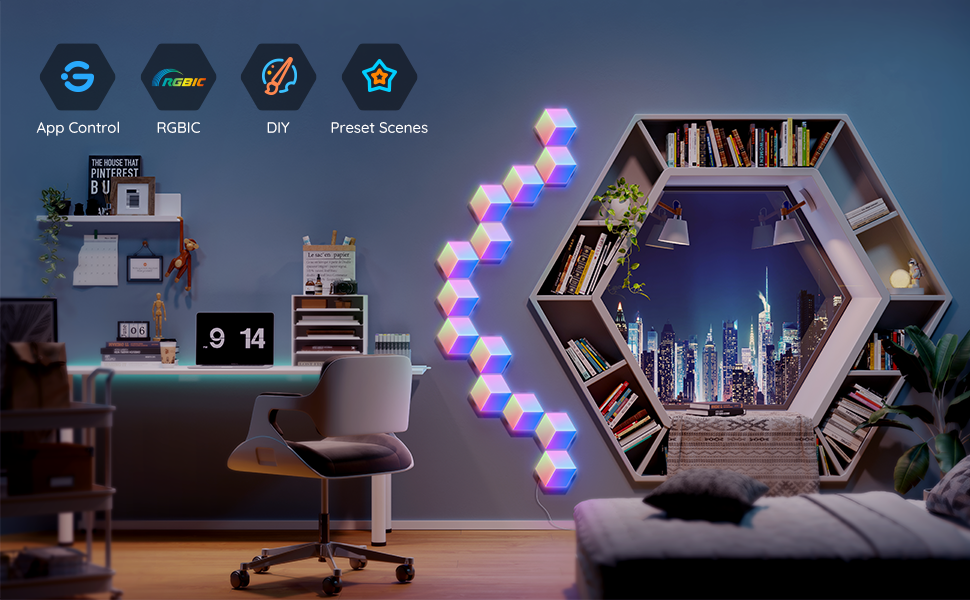 Govee Glide Hexa Pro Light Panels