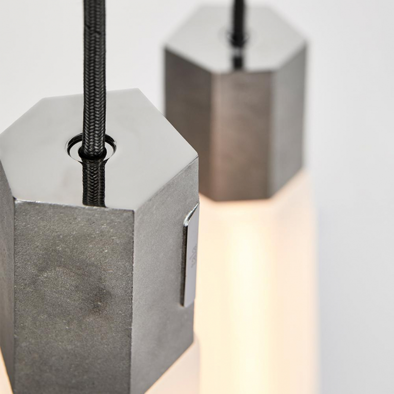 Tala LED Basalt 3 cluster hanglamp LED messing