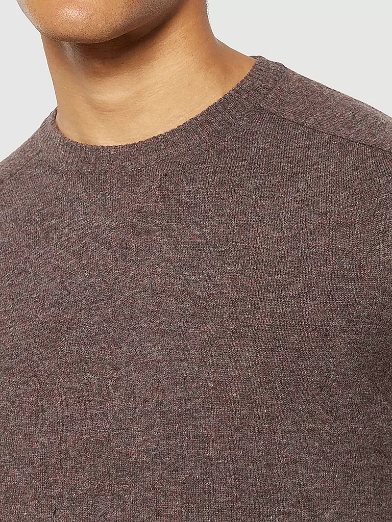 KNOWLEDGE COTTON APPAREL Pullover FIELD braun