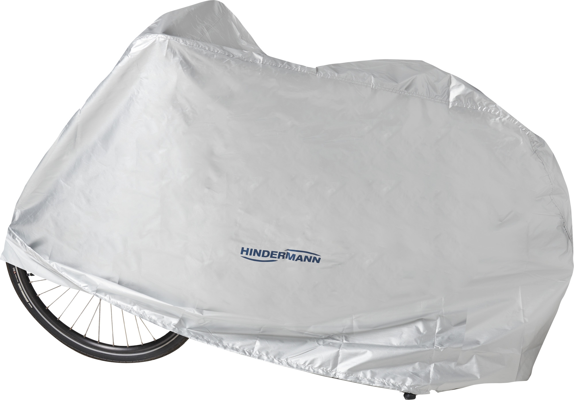 Hindermann Fahrradabdeckplane silbermetallic