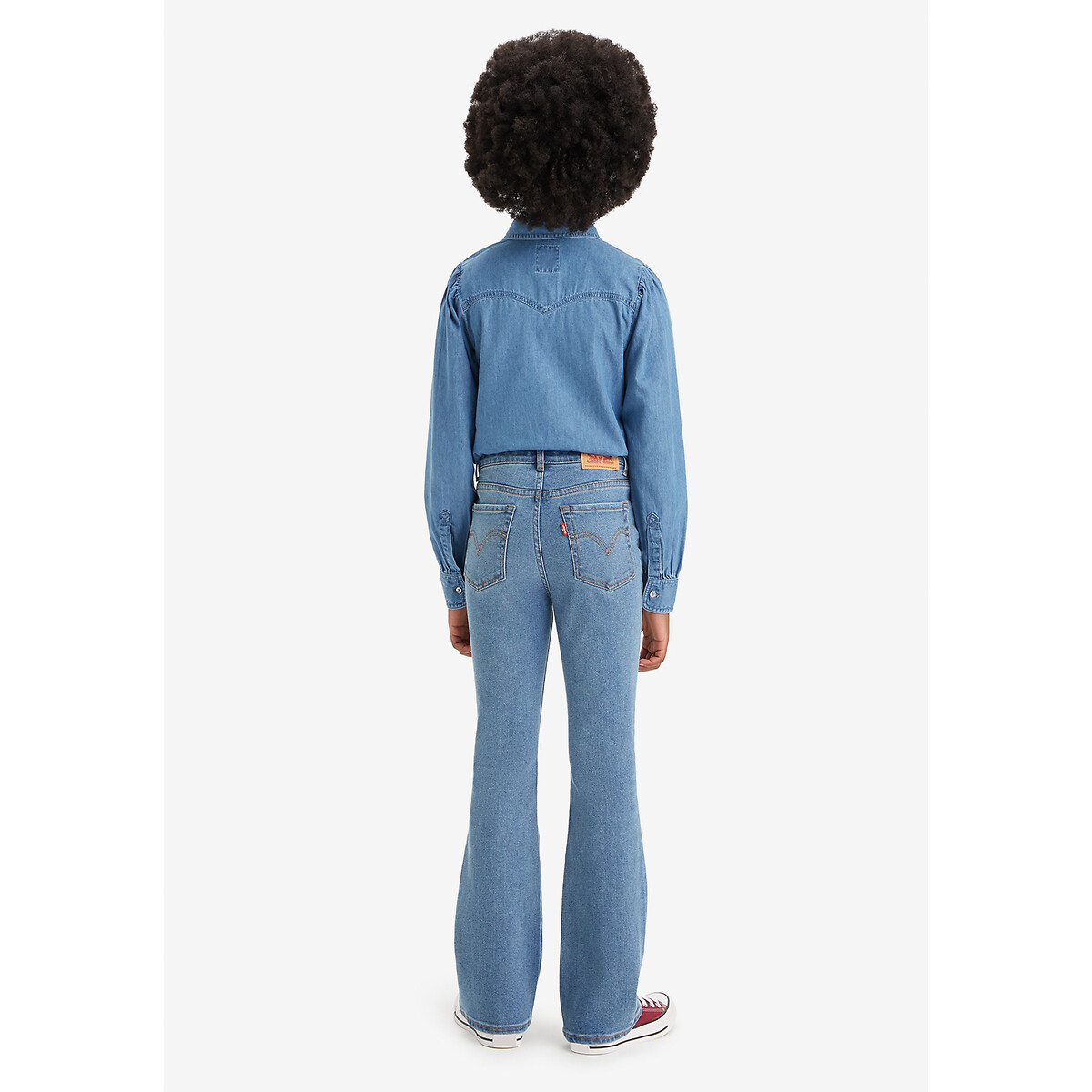 LEVI'S KIDS<br>Calça jeans flare coupé 726