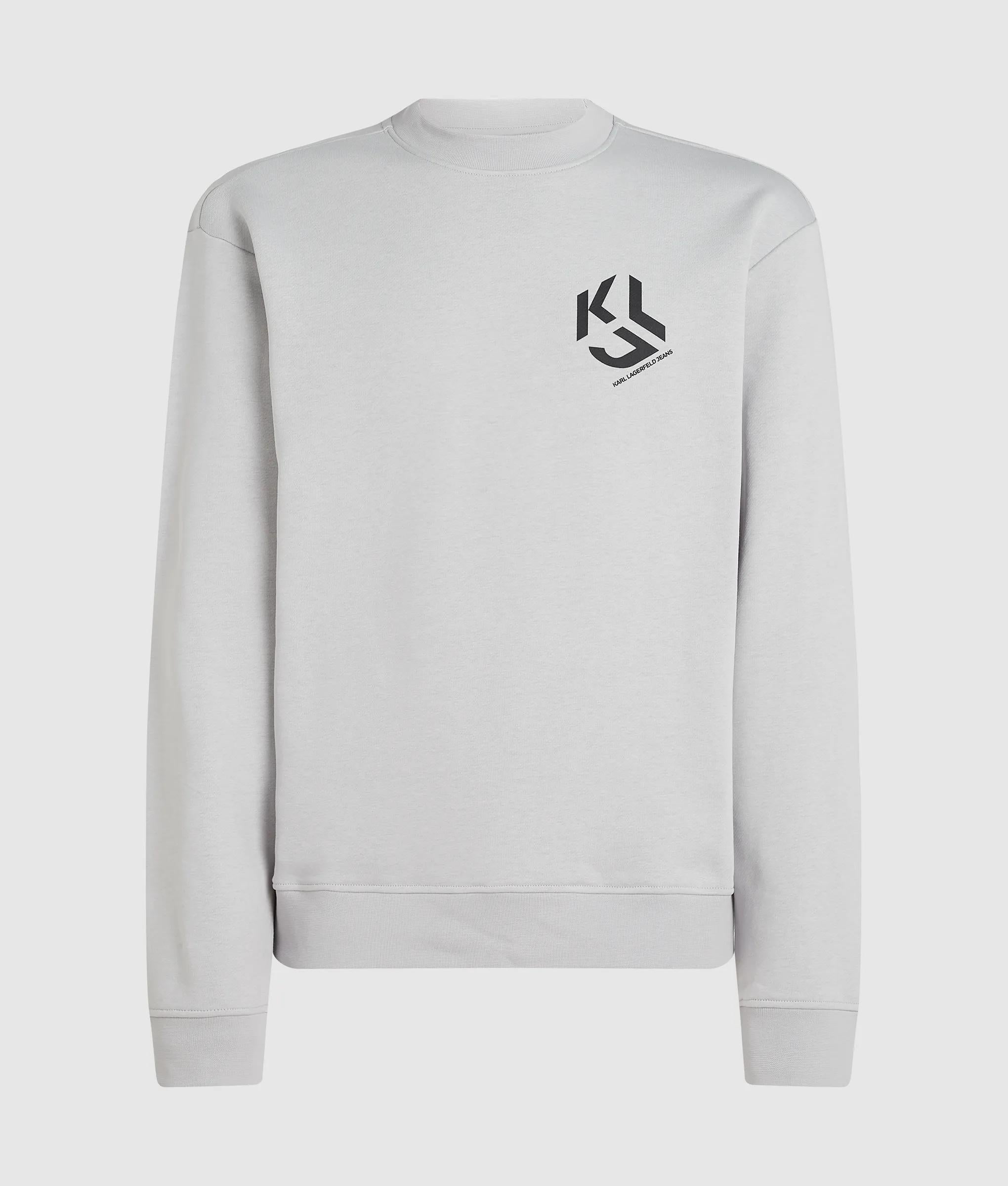 Sweater met monogram-patch