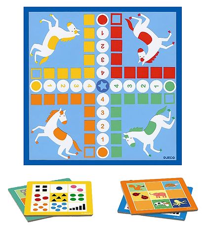 Djeco Brettspiele ? 12 in einem