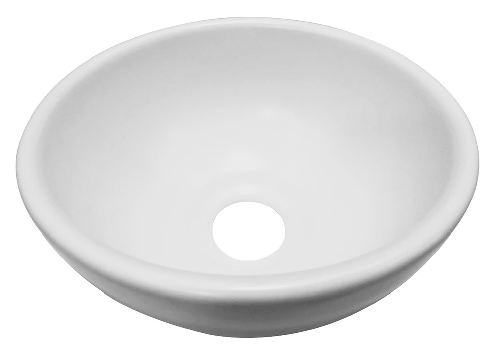 Mueller Rique waskom 20x20x9cm wit mat