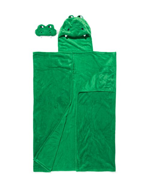 couverture doudou crocodile