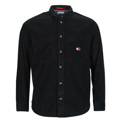 Tommy Jeans - TJM CASUAL CORDUROY OVERSHIRT - Noir