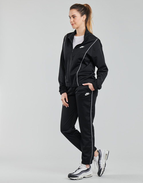 Nike - W NSW ESSNTL PQE TRK SUIT - Noir / Blanc