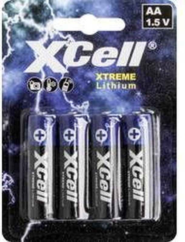 XCell - XTREME FR6/L91 - AA Batterij - Lithium - 1.5 V - Set van 4 stuks