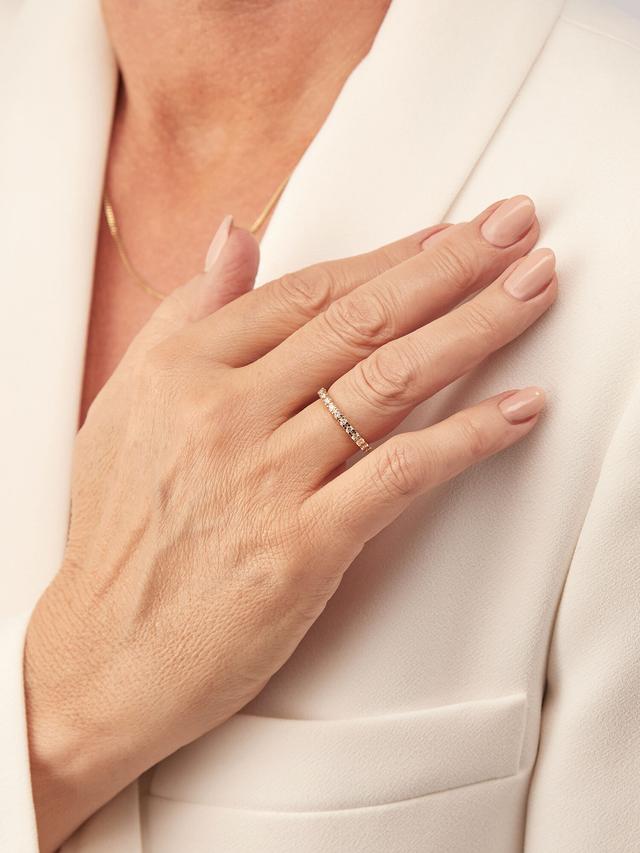 Eternity-Ring, Brillanten, Gelbgold 585