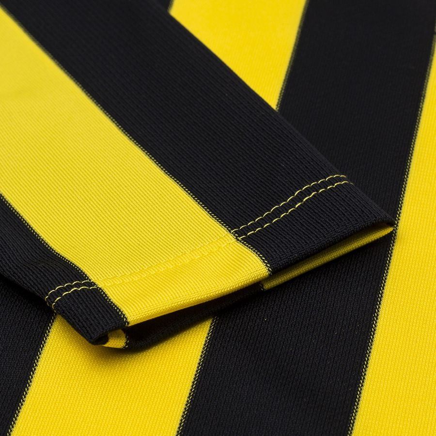 Nike Maillot Dri-FIT Striped Division IV - Jaune/Noir/Blanc Manches Longues Enfant