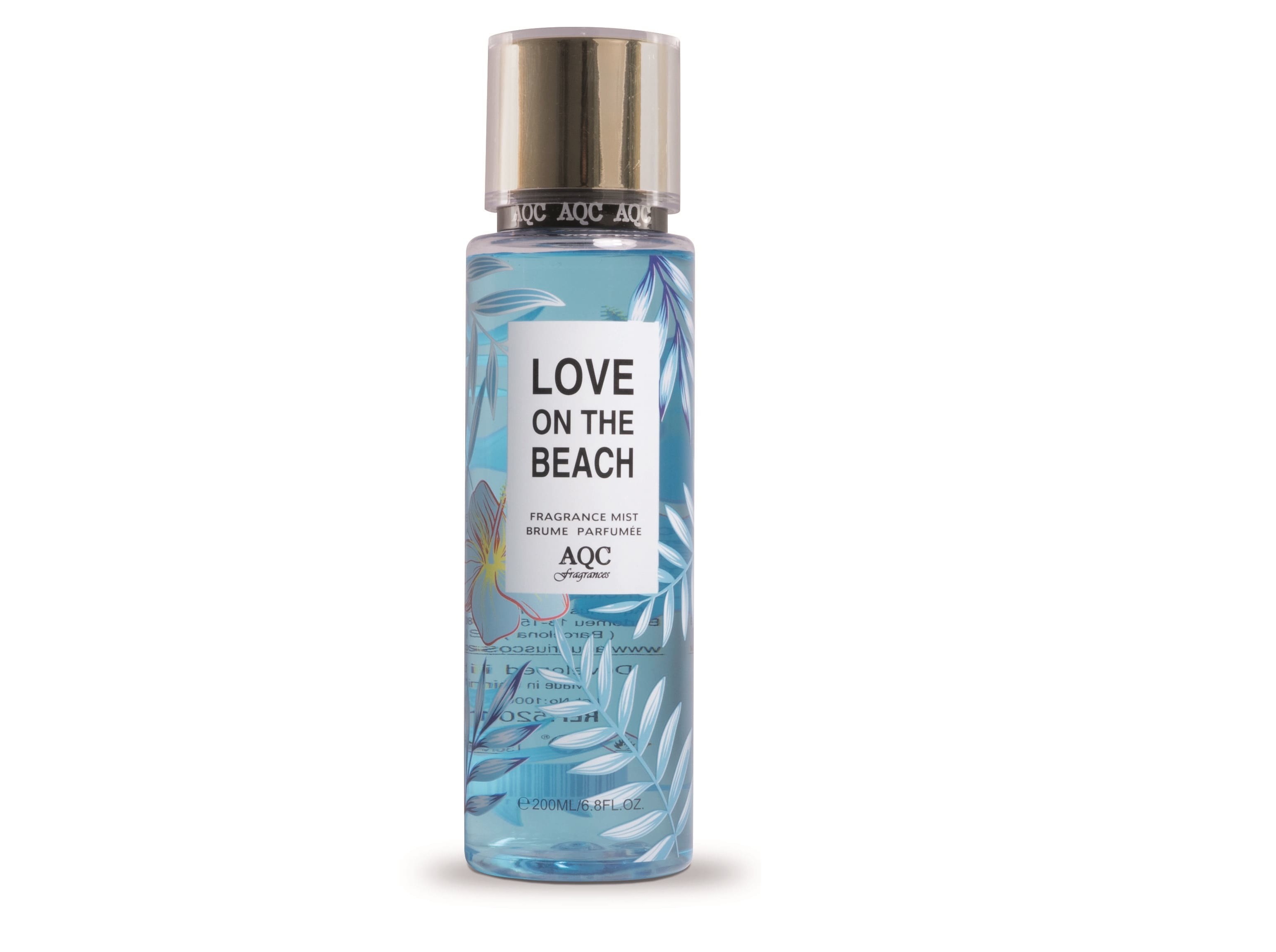 BODY MIST AQC FRAGANCES LOVE ON THE BEACH 200ML