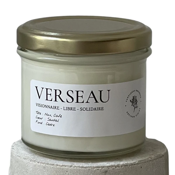 Candlebox provence Bougie Astro - Mon Verseau 100g