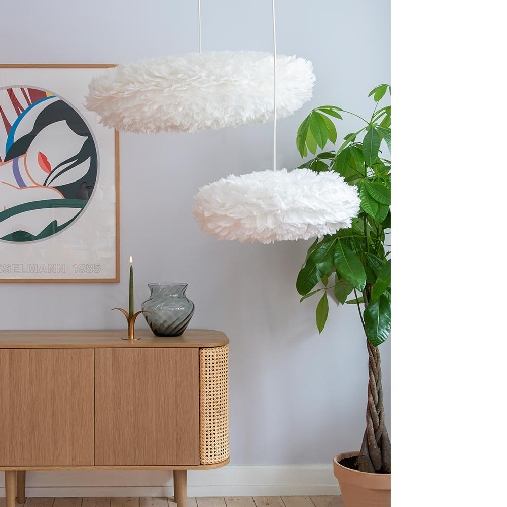 Lampenkap Veer EOS Esther Medium Wit