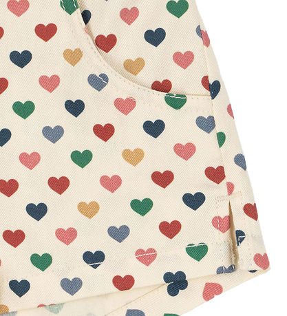 Konges Sløjd Shorts - Denim - Frankie Mini - Coeur Color/Herzen
