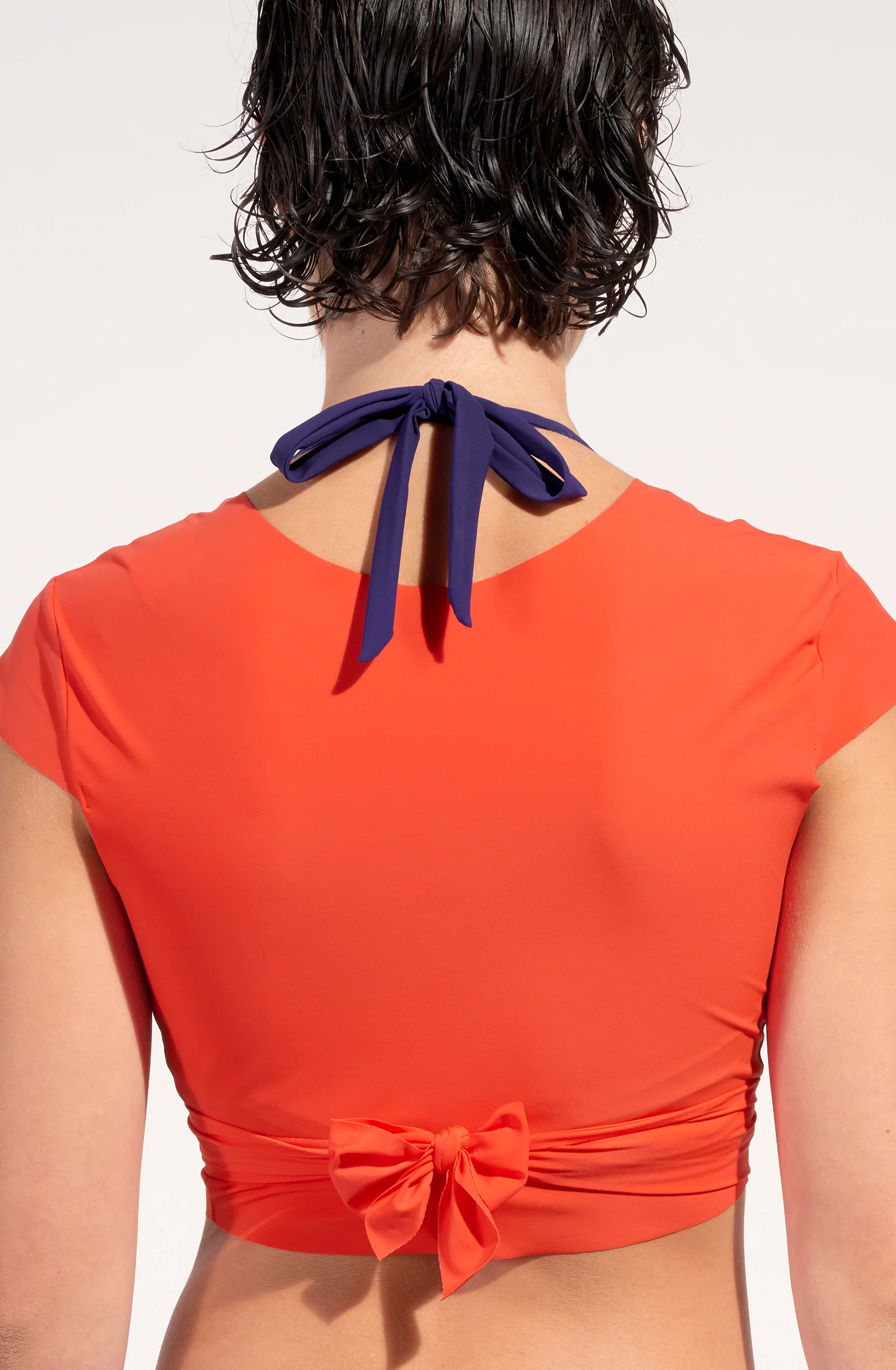 tako Crop-top cache-coeur orange Orange