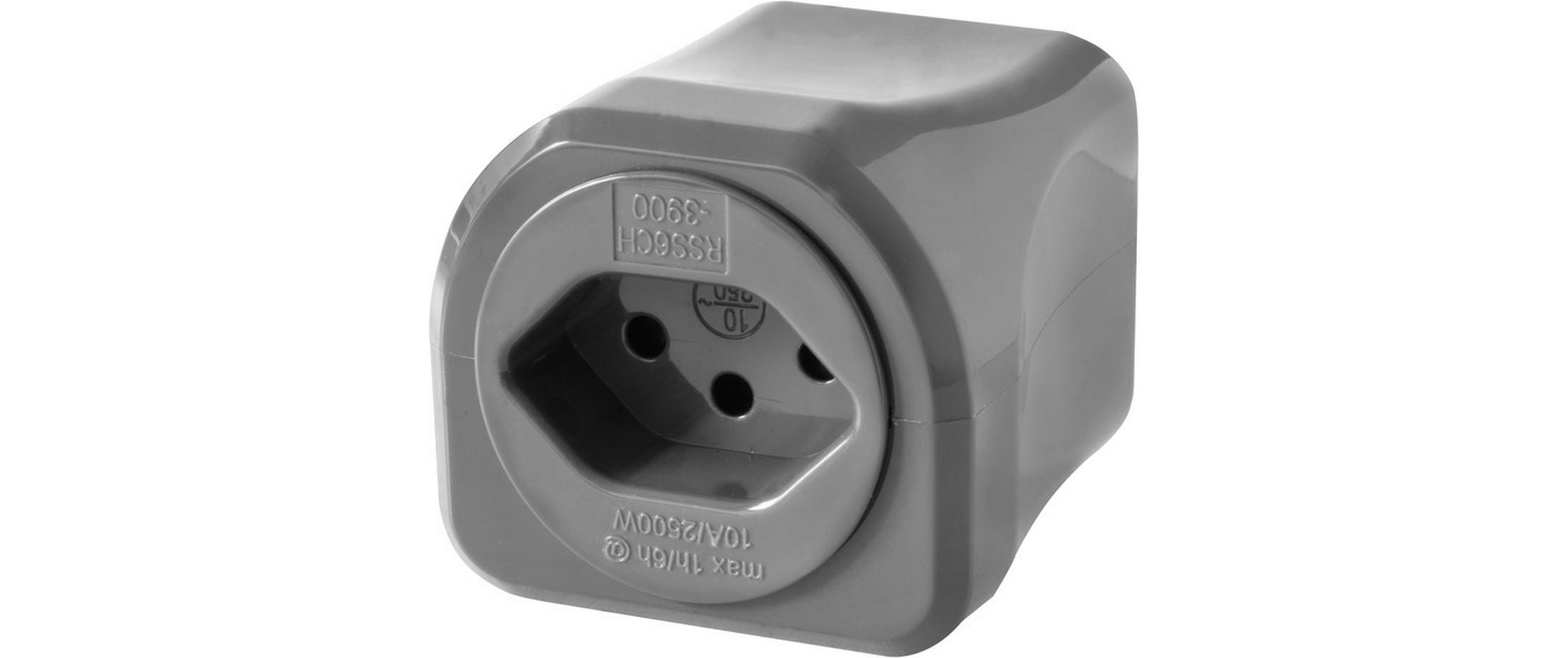 Reiseadapter CH – WorldGeeignet zum Anschluss von 3-pol und 2-pol Stecker