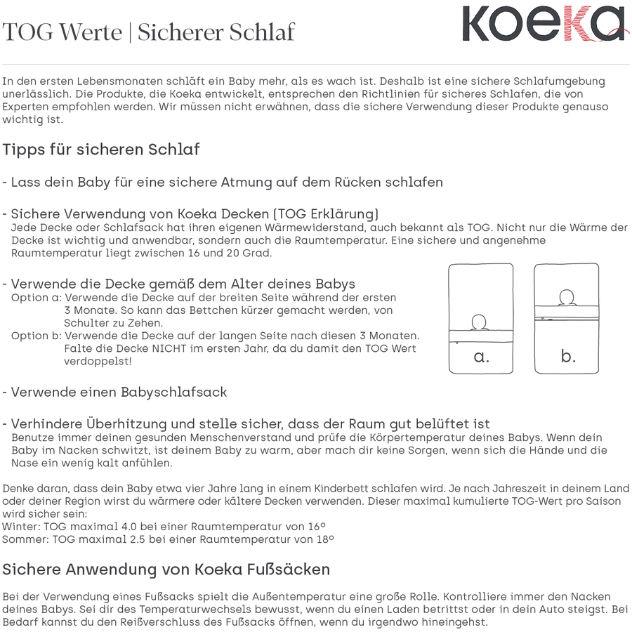 koeka Kinderdecke Life is a beach Weiß