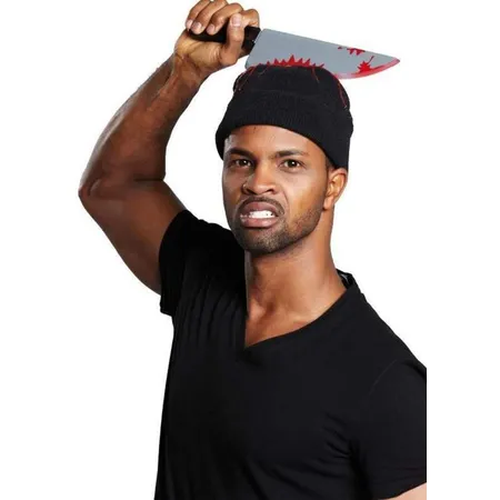 Rubies Mütze Halloween mit Messer