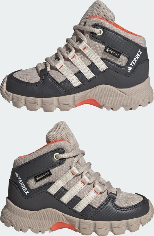 adidas Terrex Mid GTX Wandelschoen Cblack/Grethr/Aciyel 36 2/3, Wonder Beige Wonder White Semi Impact Oranje, 25 EU