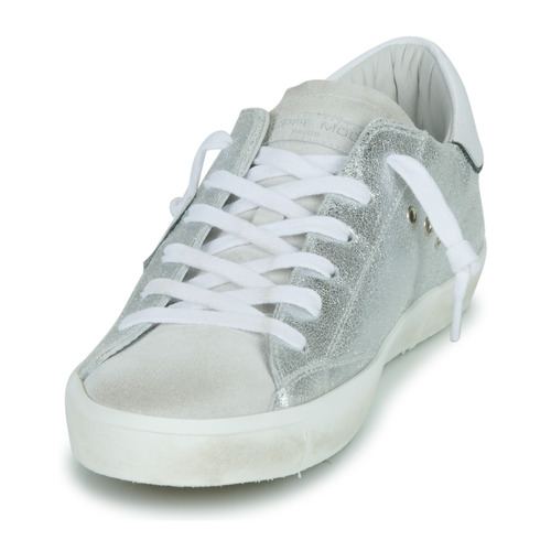 Philippe Model - PRSX LOW WOMAN Blanco / Plata
