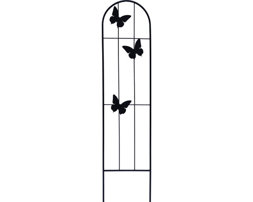 Lafiora Vlinder Metalen Trellis 20 x 90 cm Zwart