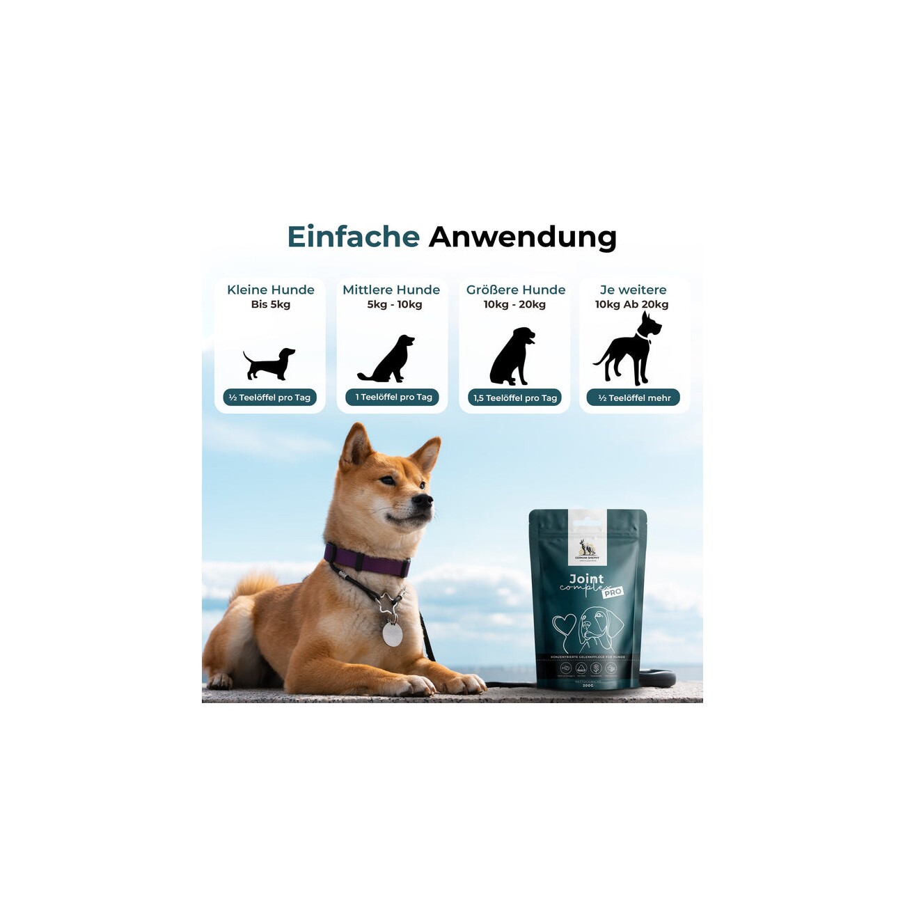 Balloony.pet German Shephy Gelenkpulver Joint Pro 200 g