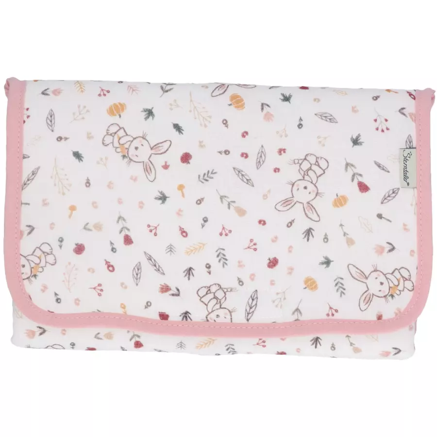 Sterntaler Reise-Wickelunterlage Hase rosa