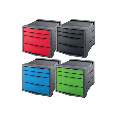 Esselte Vivida - Module de classement 4 tiroirs - disponible dans différentes couleurs