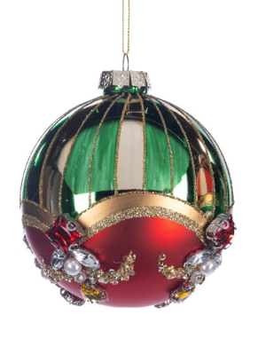 Beau Deco Jewel Stripe Ball