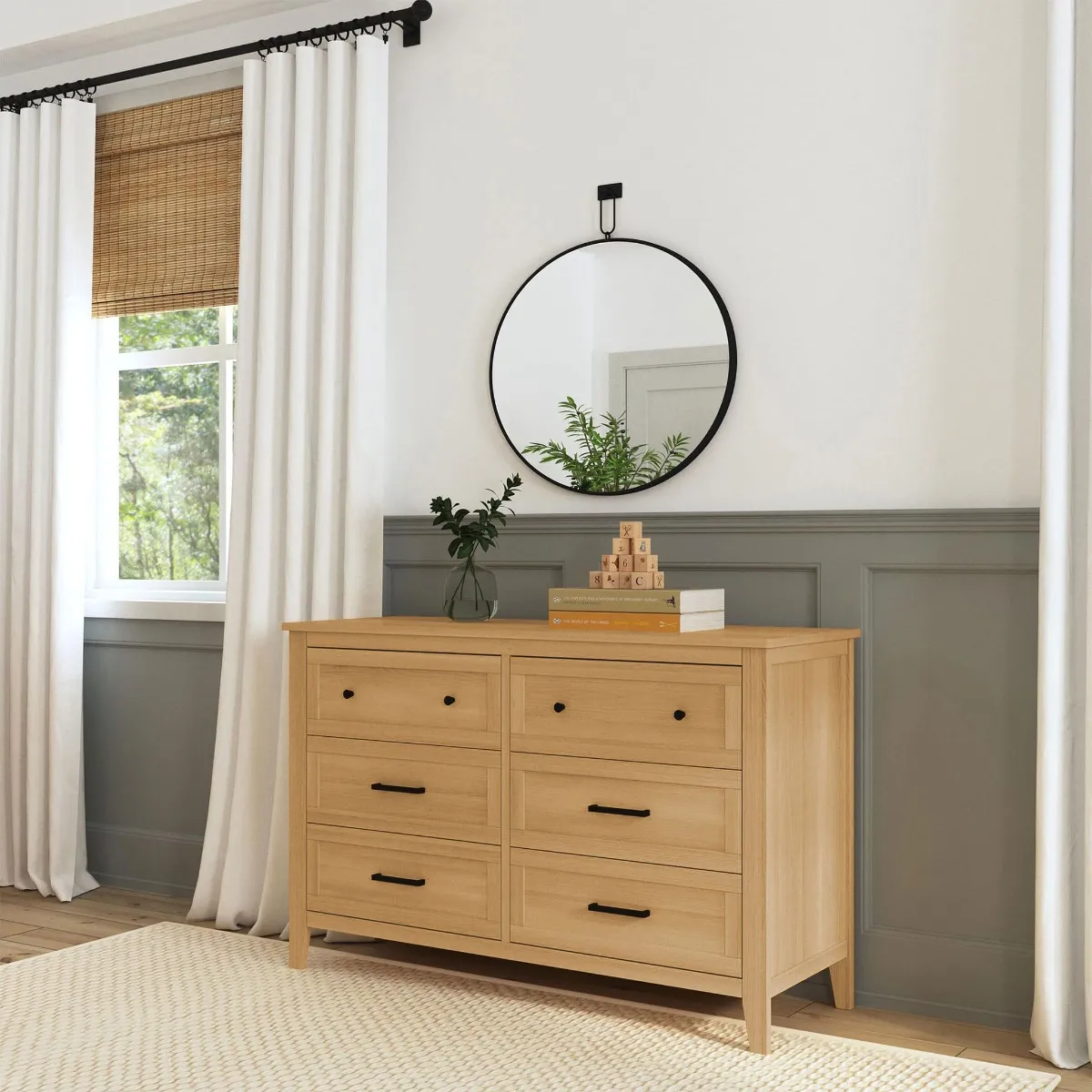 DaVinci Bureau 6 Tiroirs Sawyer Farmhouse - Miel