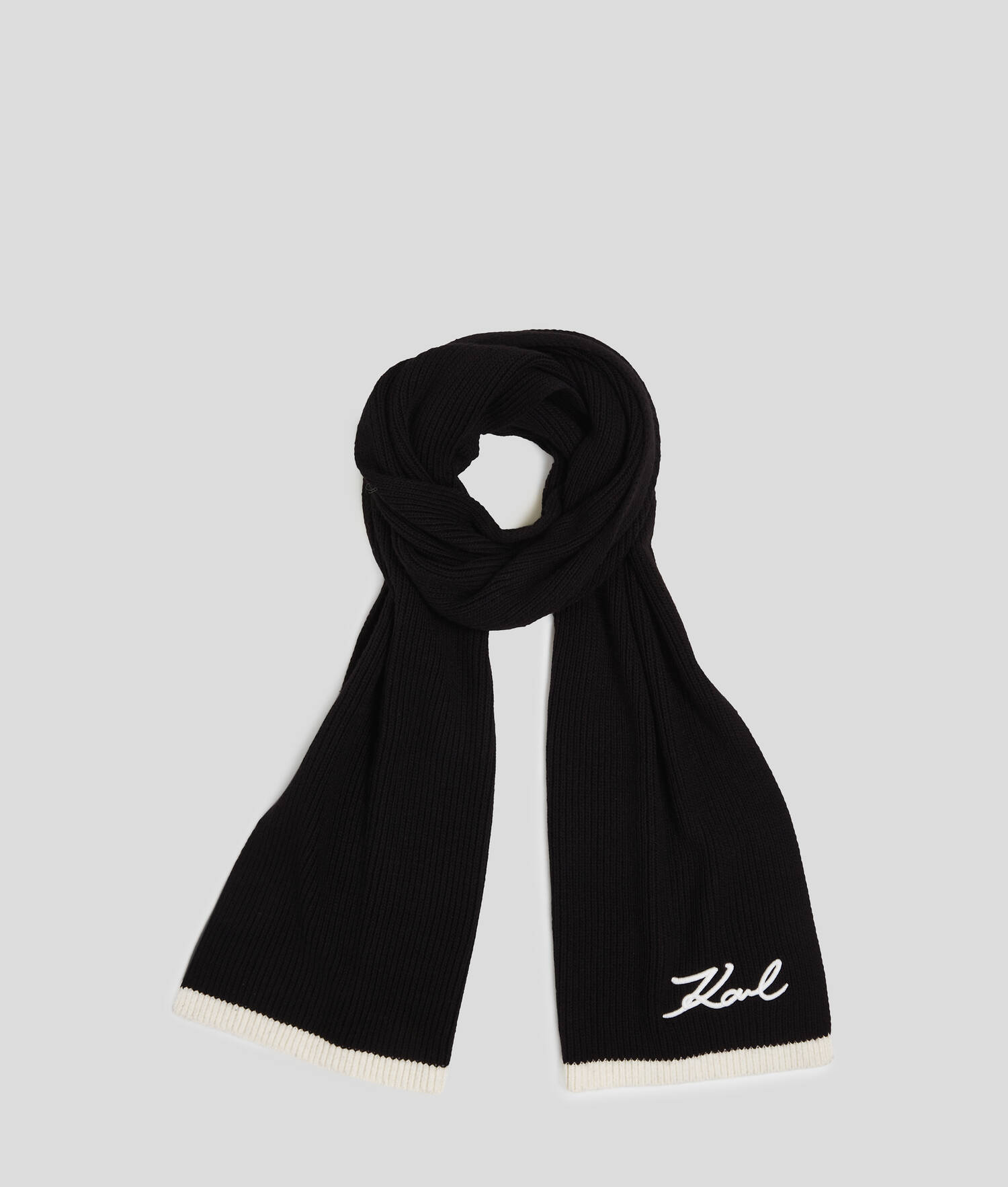 ÉCHARPE EN TRICOT K/SIGNATURE