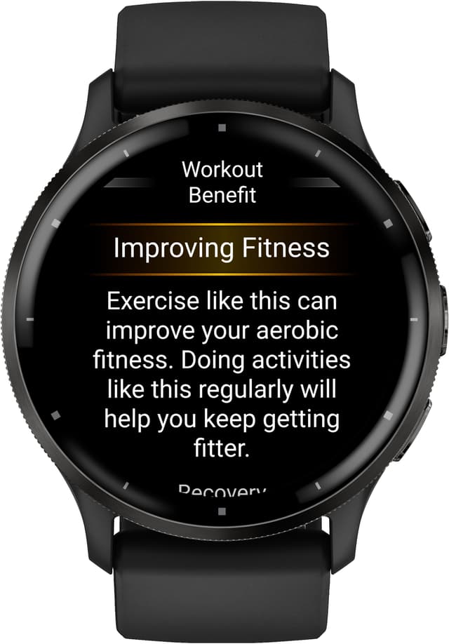 Garmin Venu 3 smartwatch (sort)