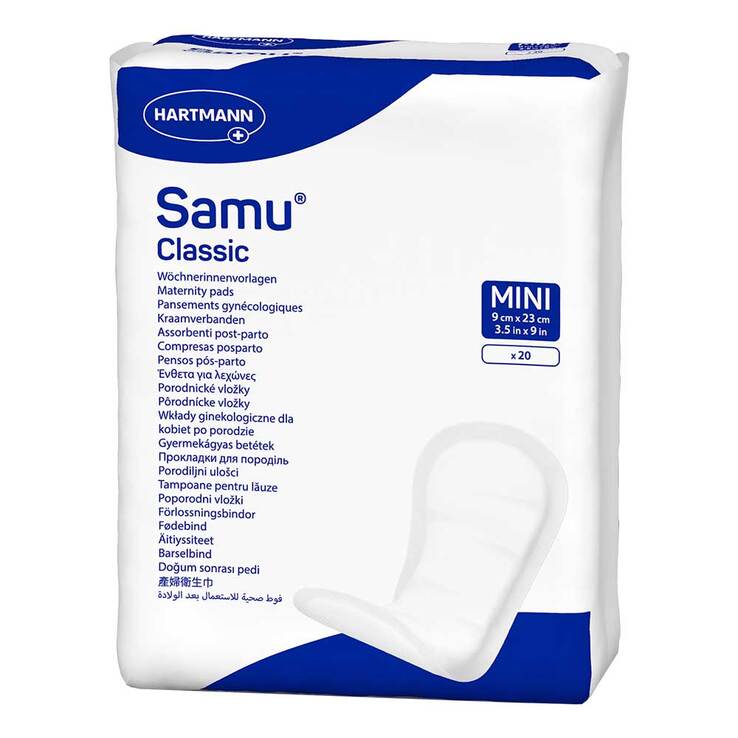 Samu Wöchnerinnen Vorlagen Classic mini 9x23 cm, 20 St