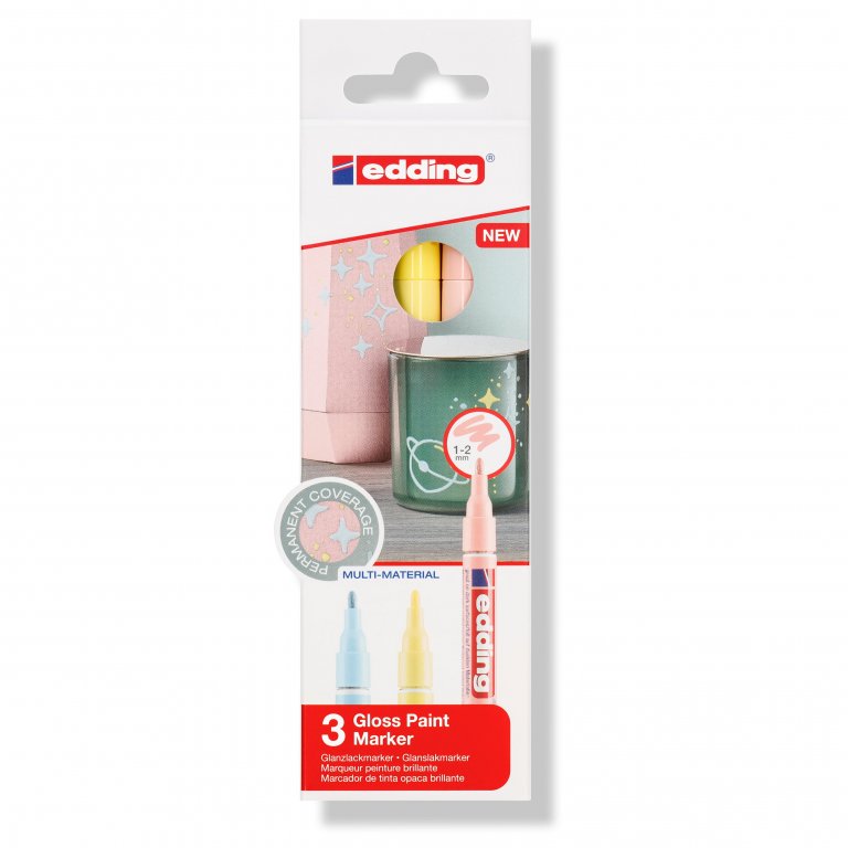 Edding Glanzlackmarker 751 Pastell Set