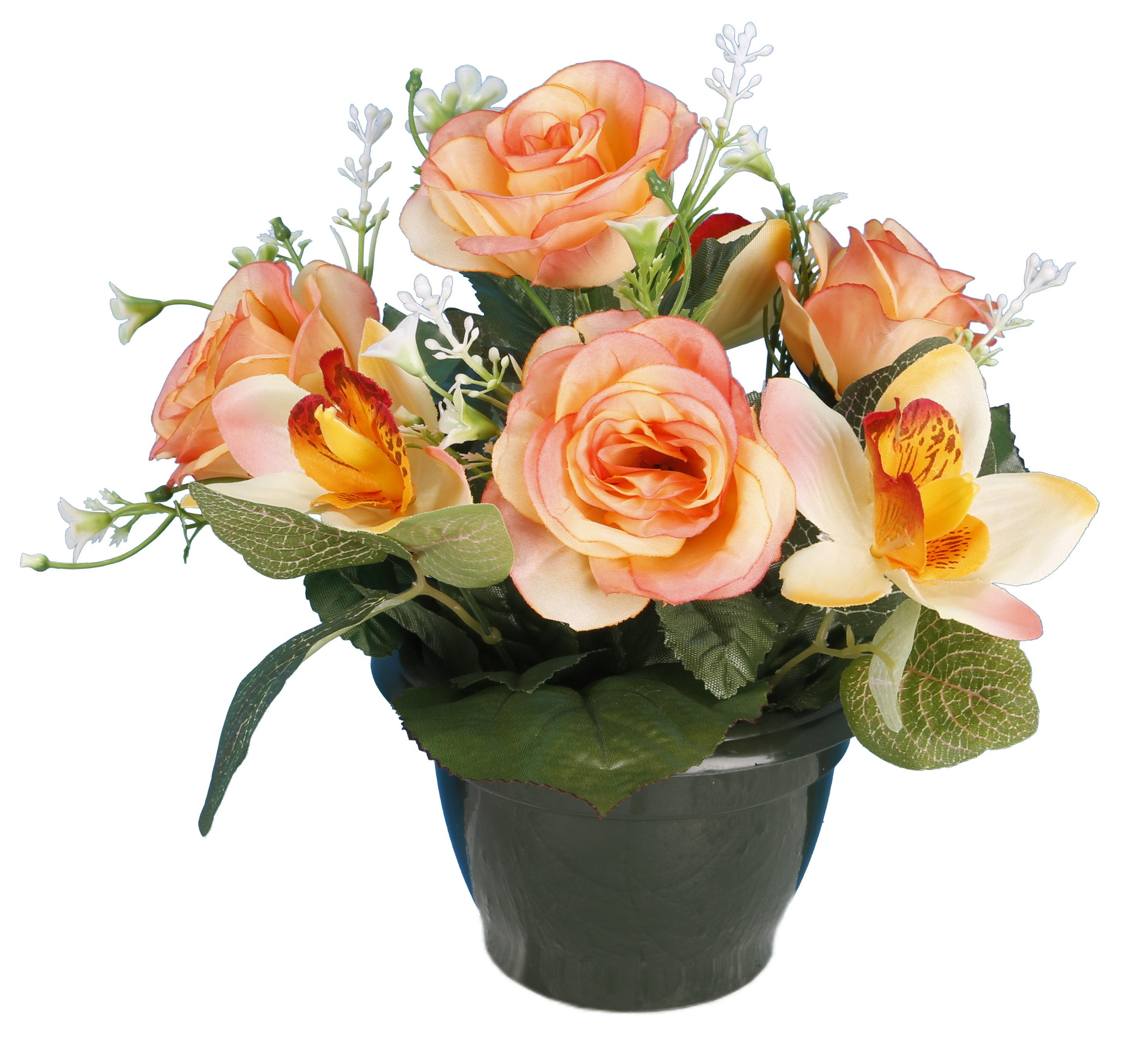 POT ROSES ORCHIDEES
