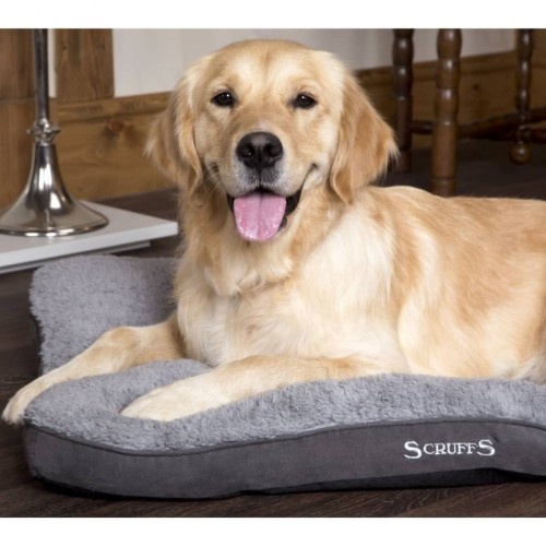Colchão cinza para animais de estimação